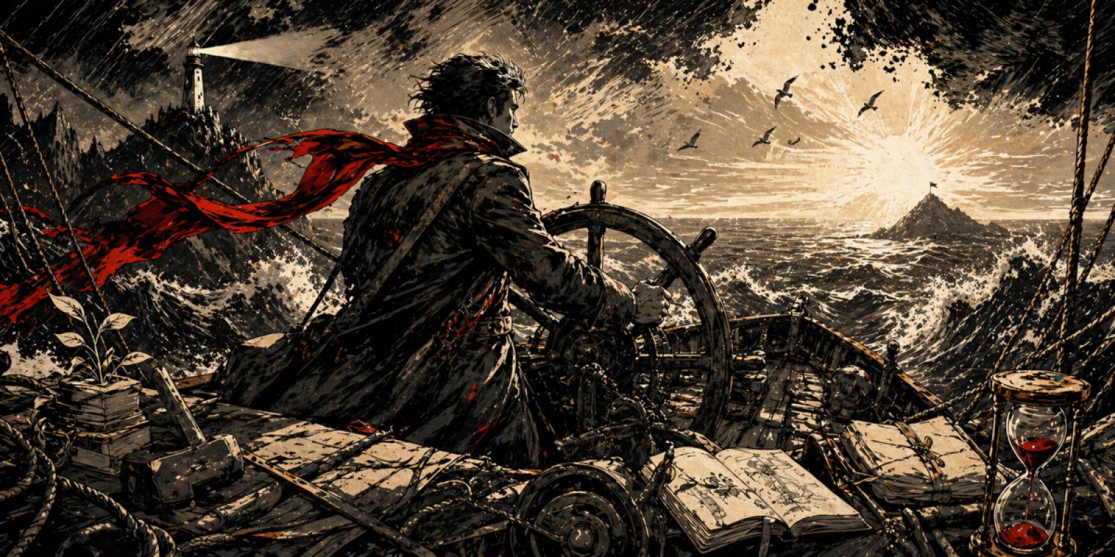 Je suis le capitaine dans le bateau de mes efforts