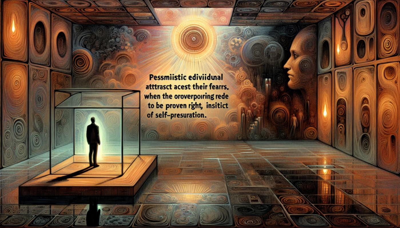 Combien d'esprits pessimistes finissent par désirer ce qu'ils craignent, pour avoir raison !