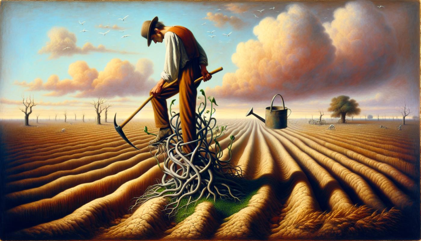 Le problème des hommes, c'est qu'ils négligent leur propre champ pour aller ensemencer celui des autres.