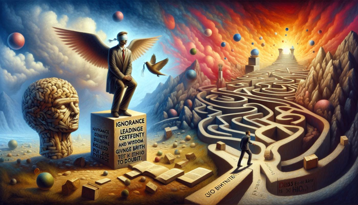 L'ennui dans ce monde, c'est que les idiots sont sûrs d'eux et les gens sensés pleins de doutes.