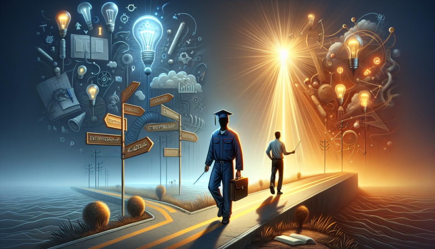 J'ai un ami qui a réussi tous ses examens. Moi j'ai échoué à tous. Lui est ingénieur. Moi je suis le fondateur.