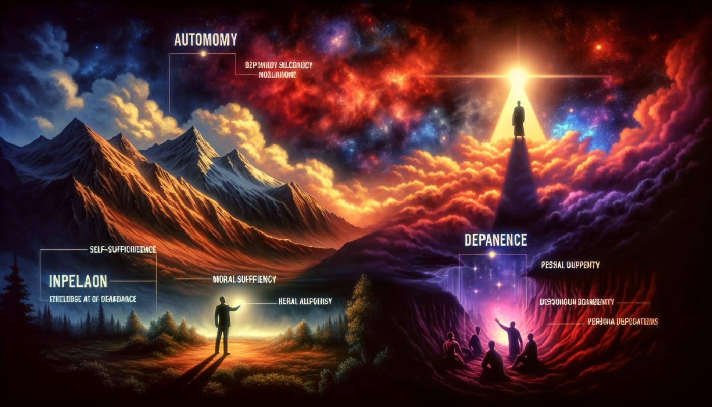 L'homme de bien ne demande rien qu'à lui-même ; l'homme de peu demande tout aux autres.