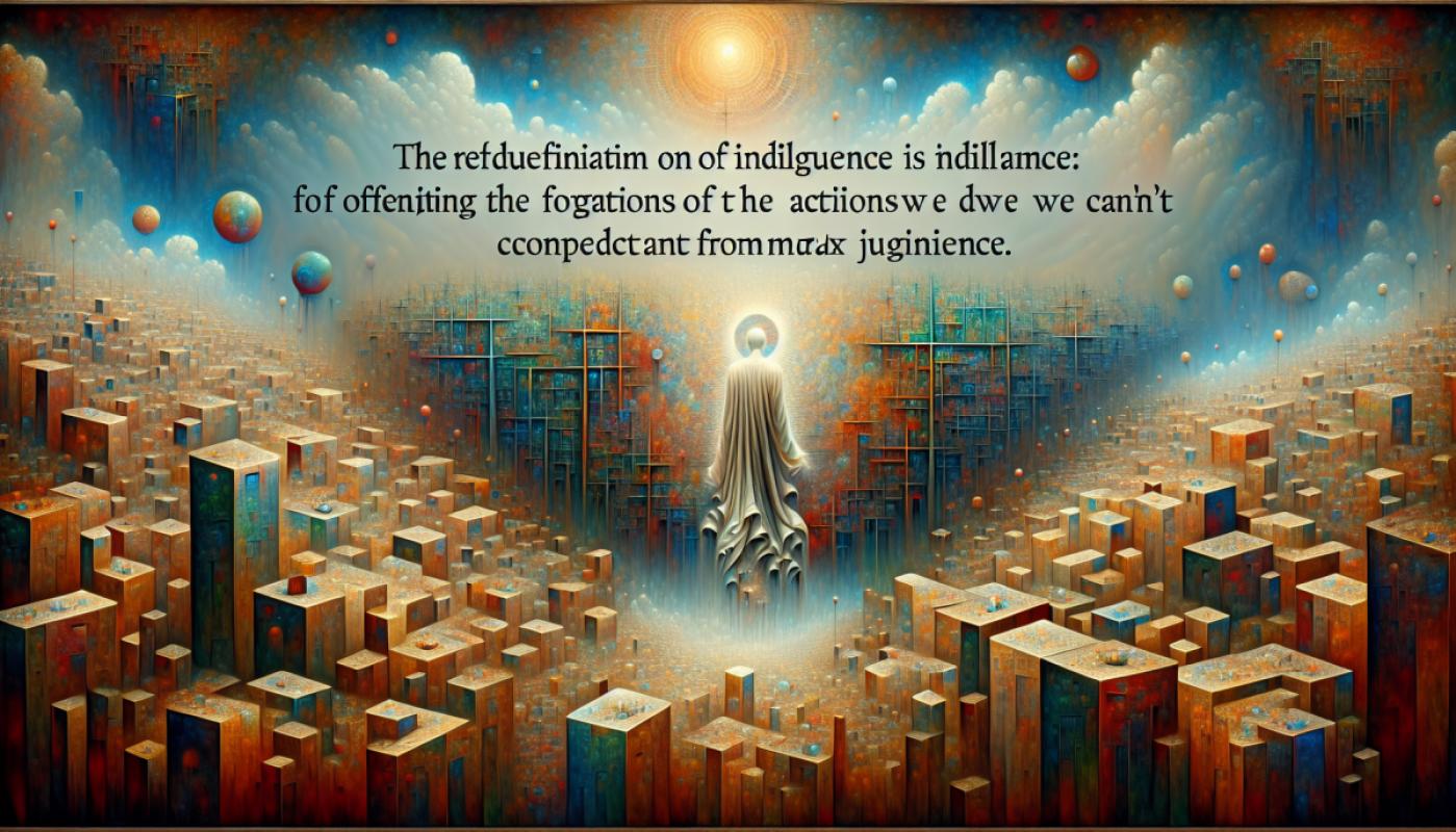 La véritable indulgence consiste à comprendre et à pardonner les fautes qu'on ne serait pas capable de commettre.