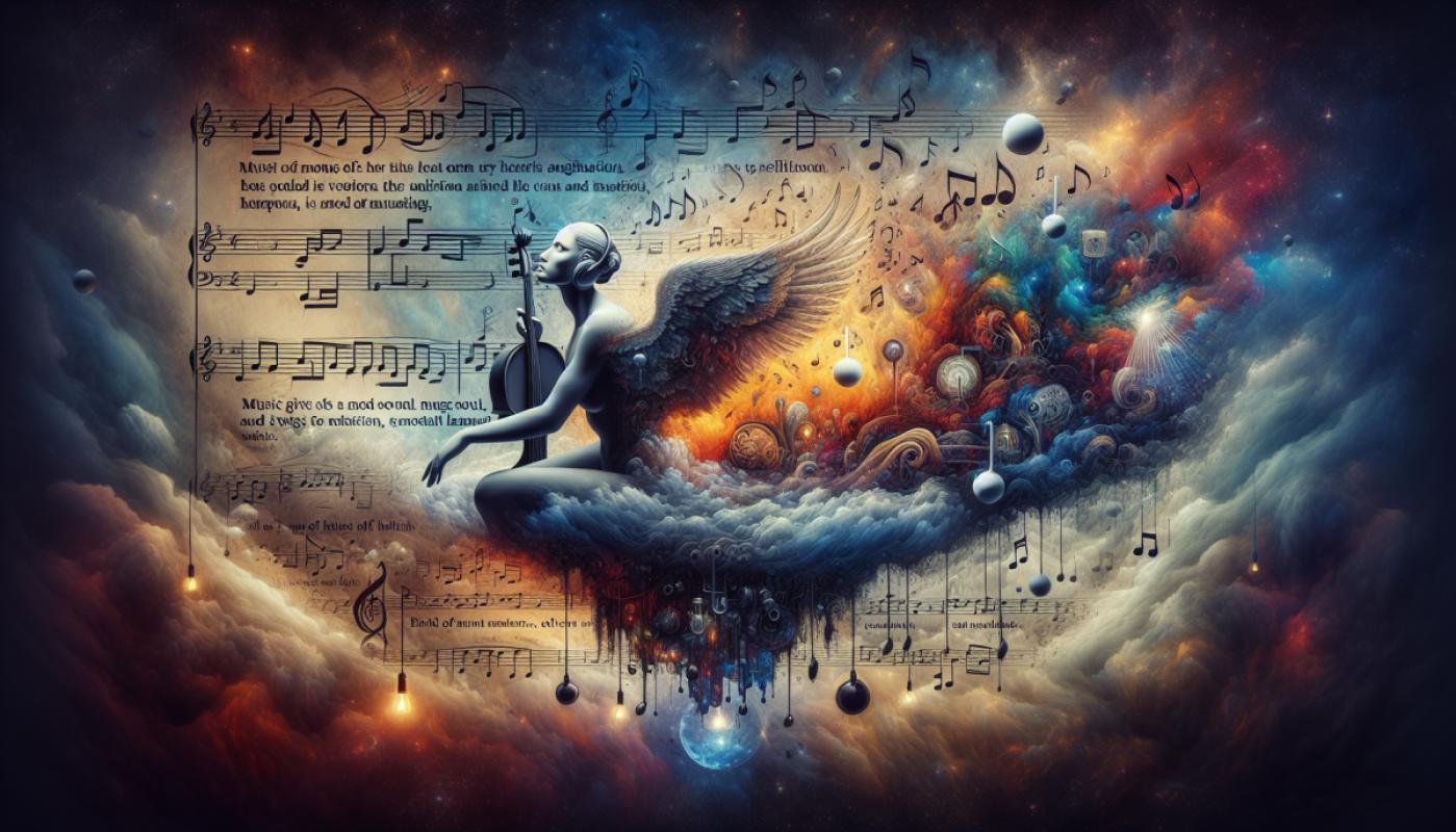 La musique donne une âme à nos coeurs et des ailes à la pensée.