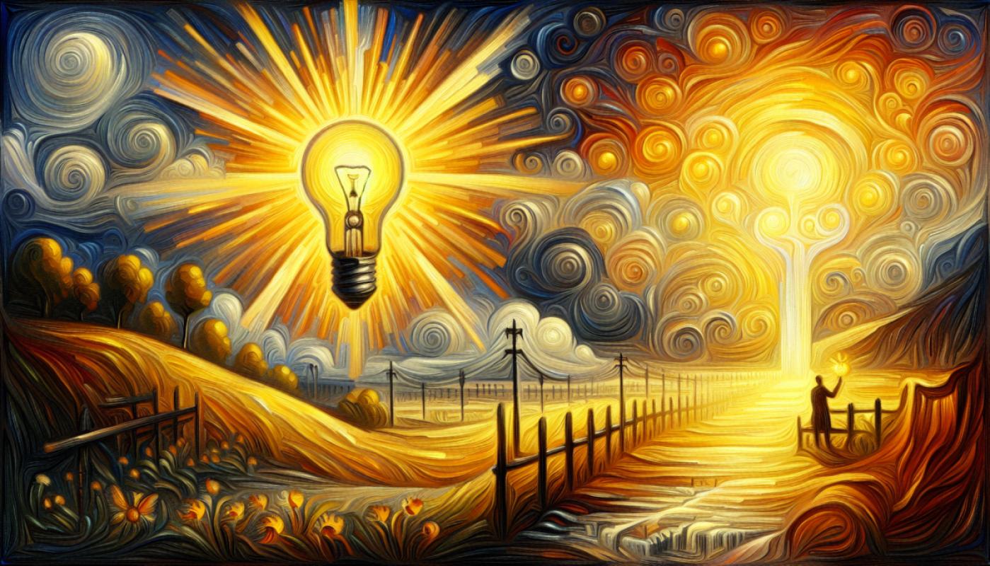 Un sourire coûte moins cher que l'électricité, mais donne autant de lumière.