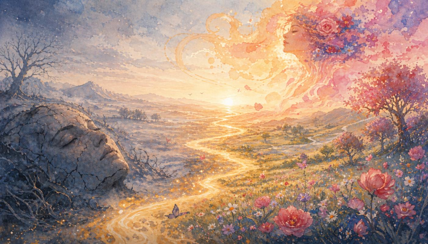 La vie est un sommeil,l'amour en est le rêve,Et vous auriez vécu si vous aviez aimé.