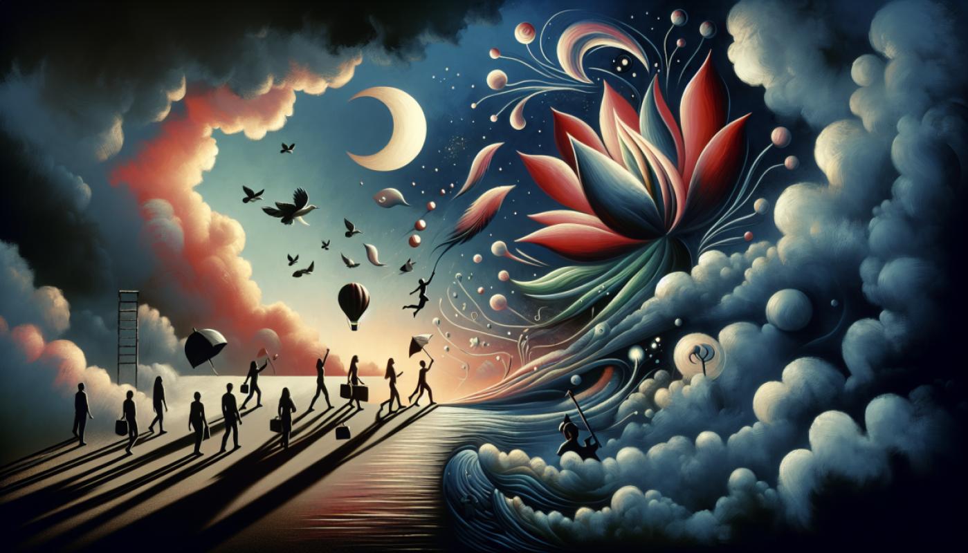 Le bonheur est parfois caché dans l'inconnu.