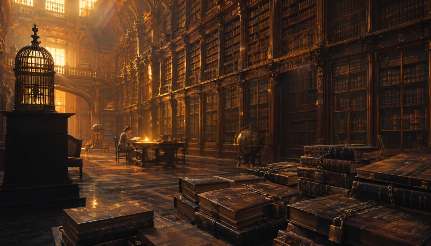 Il y a des gens qui ont une bibliothèque comme les eunuques ont un harem.