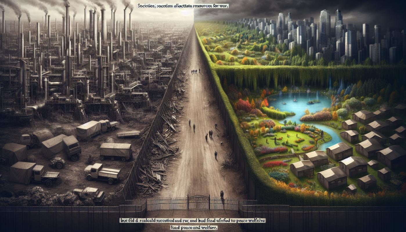 On trouve toujours de l'argent pour faire la guerre, jamais pour vivre en paix.