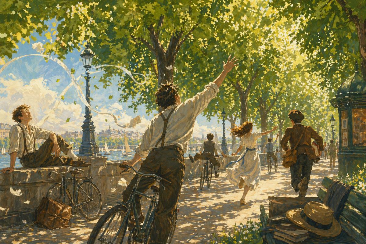 On n'est pas sérieux,quand on a dix-sept ans Et qu’on a des tilleuls verts sur la promenade