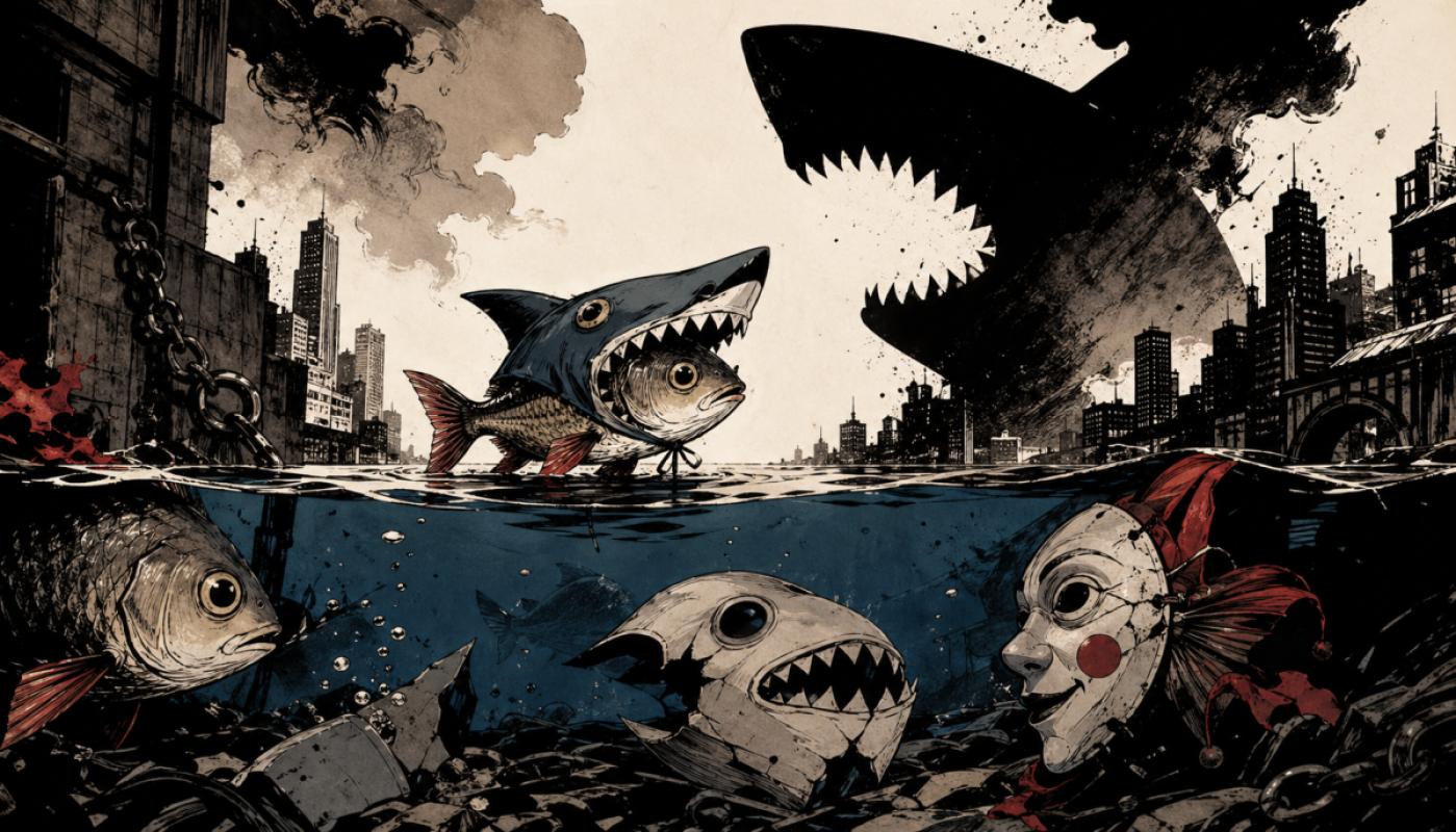 Ne joue pas les mauvais garçon si t'es un garçon fragile, ne joue pas les gros poissons si t'es juste un poisson d'Avril.