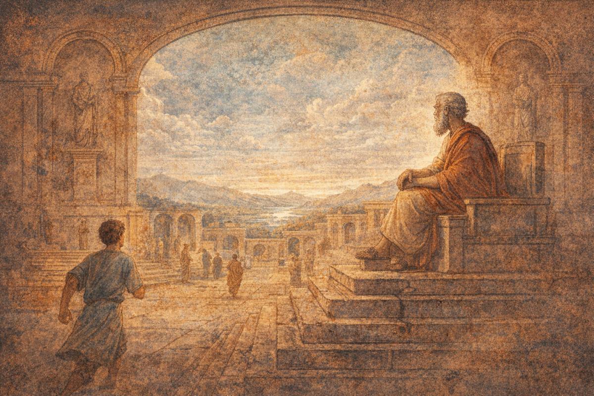 Un jeune debout verra jamais aussi bien qu'un vieux assis.