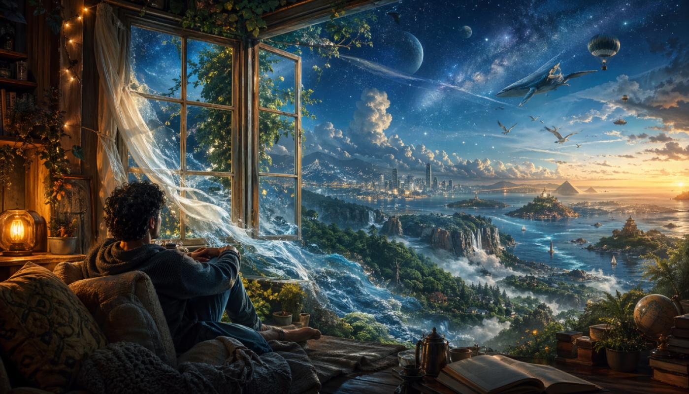 Casanier,mais fenêtre ouverte sur le monde entier.