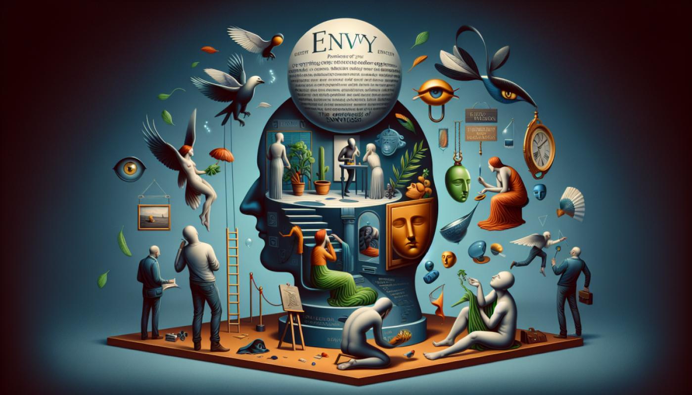 Chacun brille d'un faux éclat aux yeux de quelque autre, chacun est envié pendant qu'il est lui-même envieux.